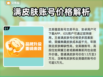 王者满皮肤号能卖多少钱？🔥手游交易爆赚💡截图2