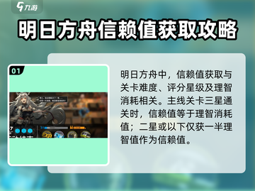 明日方舟⚡信赖值获取全攻略，快速提升秘籍在这里！截图2