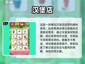 🔥2024超 fun 汉堡店游戏合集🍔玩到停不下来！截图4