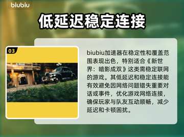 新世界暗影成双🔥加速器推荐来了！玩游戏必备👇截图4