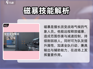 天启行动磁暴🔥角色大起底，游戏迷必看！截图3