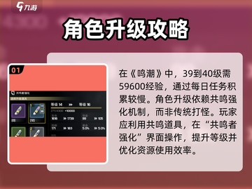 鸣潮⚡39升40经验大揭秘！快速升级攻略🔥截图2