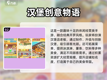 🔥2025超火做汉堡手游TOP榜🍔🎮截图3