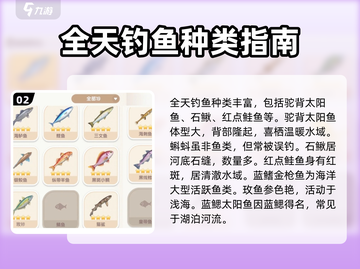 心动小镇 Fish图鉴大公开！🐟抓鱼达人必看✨截图3