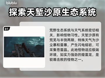 怪物猎人🔥荒野生态全揭秘！新手必看👇截图2