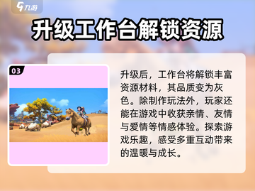 沙石镇时光📖工作台升级攻略💡玩家必看！截图4
