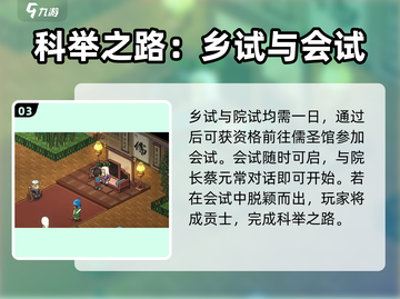 《大侠立志传》科举通关秘籍💥一举成名不是梦！截图4