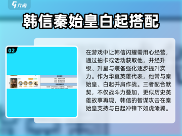 世界启元🔥韩信超强详细介绍来啦！💥截图3