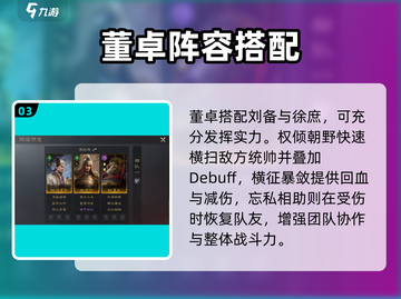 三国谋定天下董卓爆🔥配将攻略来袭！截图4