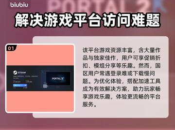Steam游戏加速器推荐，玩转全球游戏⚡🔥截图2