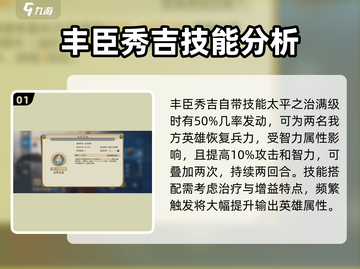 世界启元：丰臣秀吉技能搭配🔥超强推荐！🎉截图2