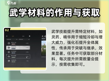 燕云十六声🔥武学升级材料获取全攻略！截图3