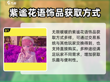无限暖暖🔥紫谧花语饰品获取攻略💎截图2