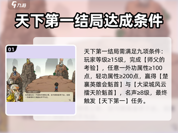 《大侠立志传》🔥天下第一结局攻略来了！速看👇截图2