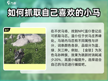 燕云十六声🔥超简单抓马技巧，快速获取马匹💡截图2