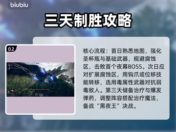 艾尔登法环黑夜君临🔥新手必看！极速开荒秘籍💎截图3