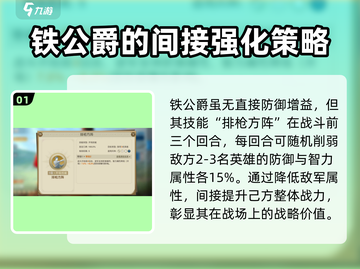 世界启元🔥铁公爵技能超详细解析，玩转游戏就靠它！截图2