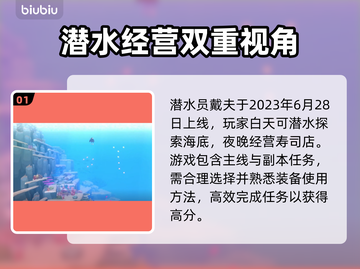 潜水员戴夫上线时间🔥游戏迷们冲鸭！🎮截图2