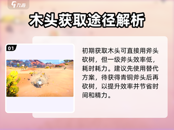 沙石镇时光🔥新手快速获取木头方法💎截图2