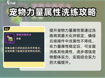 魔力宝贝复兴🔥宠物洗练终极攻略来啦！截图3
