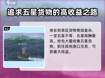 黎明之海💎南非贸易金币爆赚攻略来啦！截图3