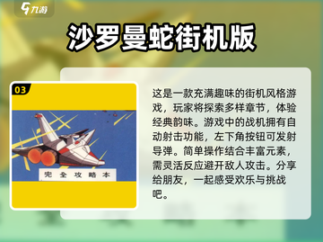 重温经典✈2025必玩的怀旧街机飞机游戏截图4