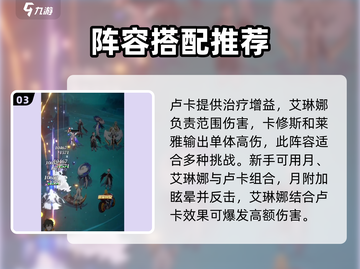 命运圣契🔥卢卡最强组合⚡配队推荐💥截图4
