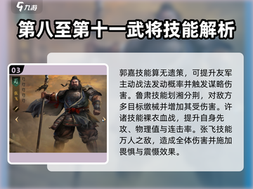 三国谋定天下🔥武将技能全揭秘！必看👍截图4