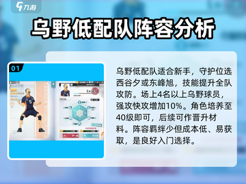 排球少年手游🔥乌野低配队最强阵容🔥截图2