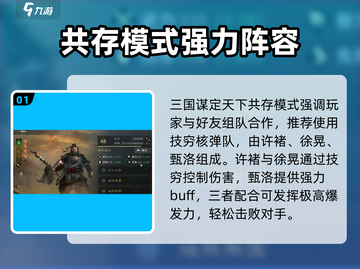 三国谋定天下🔥共存阵容大揭秘！💥截图2