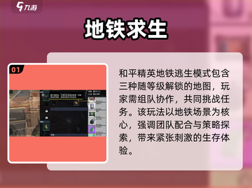 🔥和平精英地铁逃生太刺激！🚇截图2