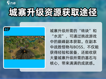 九伐中原🔥城寨升级攻略💎带你快速提升实力！截图3