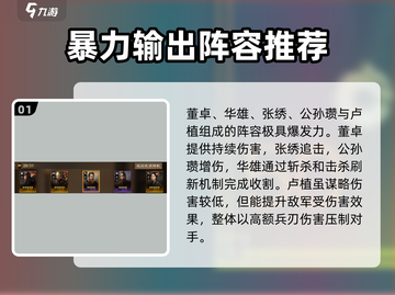 三国志战棋版🔥张绣最强阵容搭配🌟截图2