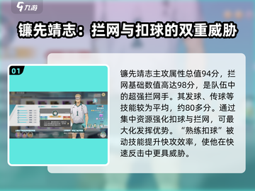 排球少年手游💥镰先靖志超强攻略🎉截图2