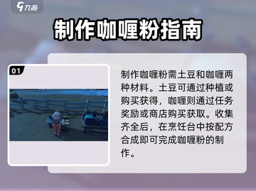 《沙石镇时光》咖喱粉获取攻略💥截图2