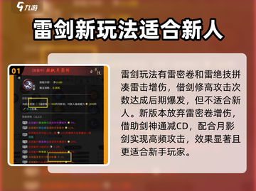 鬼谷八荒⚡雷剑流玩法超详细新手指南！截图2