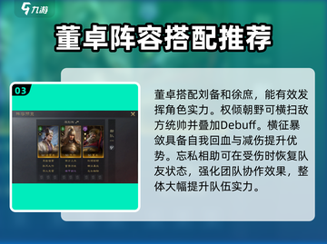 三国谋定天下🔥董卓配将攻略，助你称霸战场！截图4