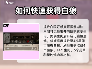 荒野日记🔥孤岛好感度提升秘籍大全！📌截图3