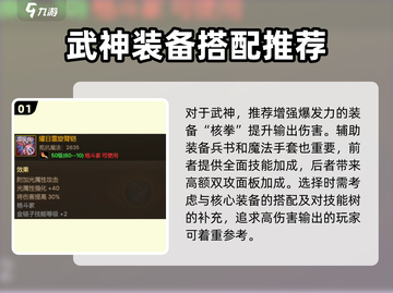 DNF手游武神65级🔥毕业装备推荐！极速提升战力💎截图2