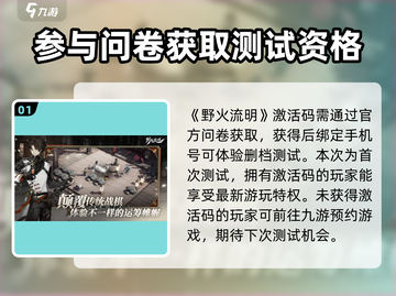 野火流明🎉激活码获取攻略，玩家必看！截图2