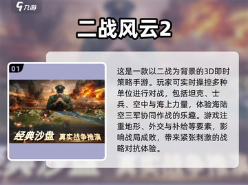 🔥2025最🔥的二战手游🔥策略游戏推荐🎮截图2