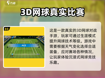 🔥2025热门网球游戏排行榜✨实地网球游戏大全截图4
