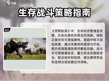 荒野起源🔥超简单基础玩法速成秘籍！🎮截图4