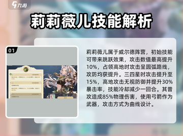 铃兰之剑：莉莉薇儿强度爆表，🔥必玩角色！截图2