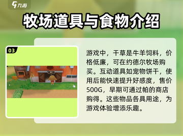 牧场物语重聚矿石镇🔥动物用品全解锁🎉截图4