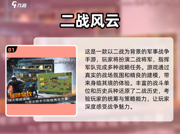 🔥2024必玩！经典二战手游排行榜💥截图2
