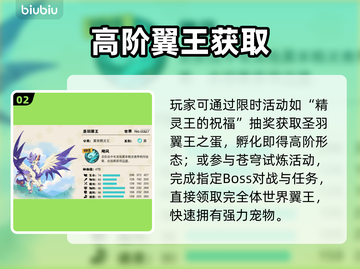 洛克王国翼王神进化🔥材料全揭秘截图3