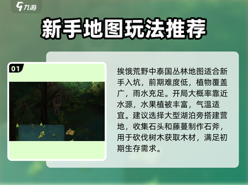 《挨饿荒野》全地图攻略💎助你轻松生存！截图2