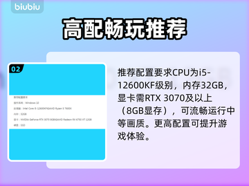 🎮明末渊虚之羽配置要求曝光！截图3