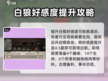 荒野日记🔥孤岛好感度提升秘籍大全！🎉截图3